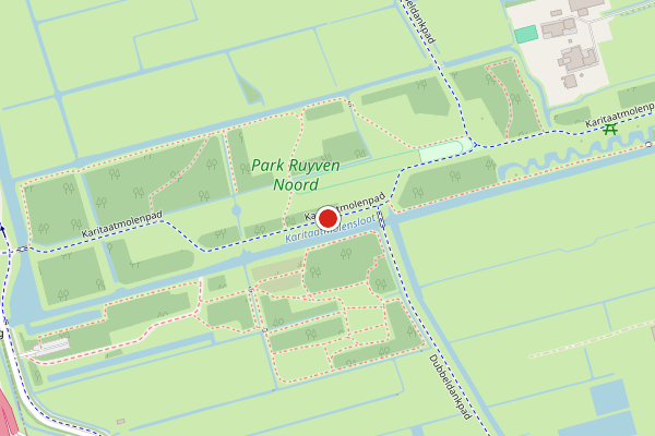 Brandweer-melding op Karitaatmolenpad, Delfgauw op 15 juli, kaart-overzicht