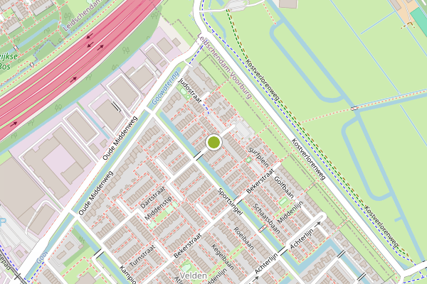 Ambulance-melding op Voetbalstraat, Den Haag op 15 juli, kaart-overzicht