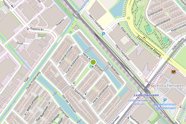Ambulance-melding op Henk Kompagnelaan, Den Haag op 16 juli, kaart-overzicht