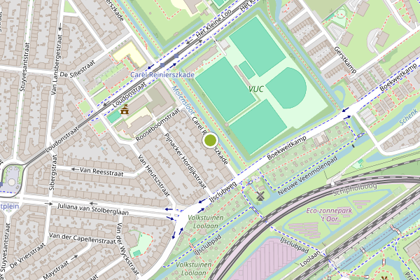 Ambulance-melding op Carel Reinierszkade, Den Haag op 16 juli, kaart-overzicht