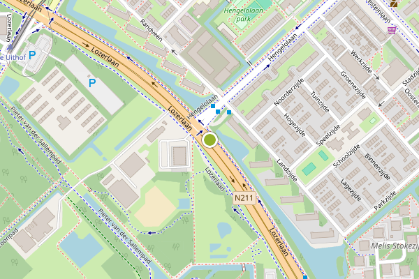 Ambulance-melding op Lozerlaan, Den Haag op 9 mei, kaart-overzicht