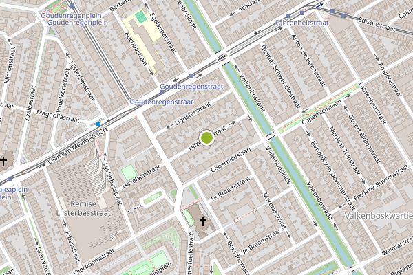Ambulance-melding op Hazelaarstraat, Den Haag op 9 mei, kaart-overzicht