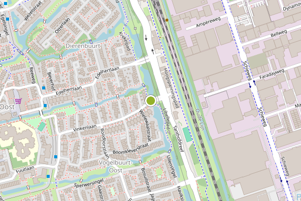 Ambulance-melding op Vinkenlaan, Delft op 16 juli, kaart-overzicht