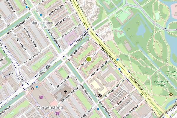 Ambulance-melding op Denekampstraat, Den Haag op 16 juli, kaart-overzicht