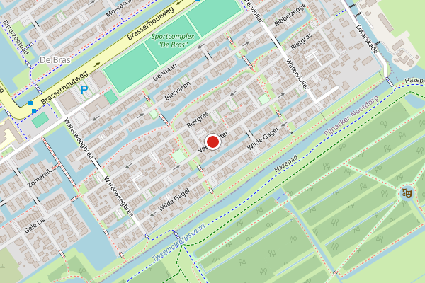 Brandweer-melding op Veenwortel, Den Haag op 16 juli, kaart-overzicht