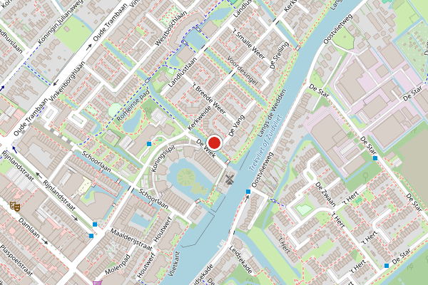 Brandweer-melding op Windlustsingel, Leidschendam op 17 juli, kaart-overzicht