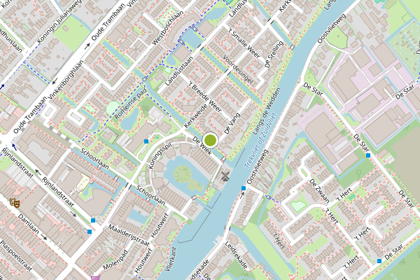 Ambulance-melding op Windlustsingel, Leidschendam op 17 juli, kaart-overzicht
