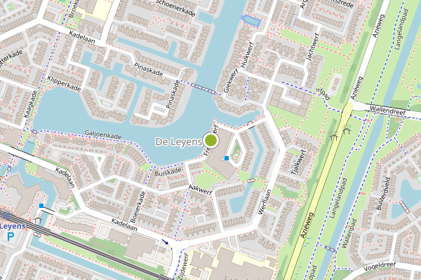 Ambulance-melding op Fregatwerf, Zoetermeer op 16 juli, kaart-overzicht