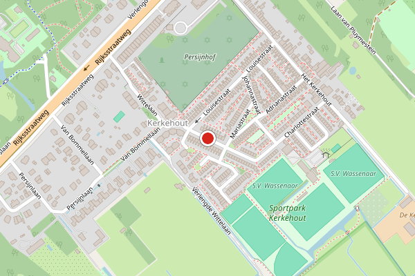 Brandweer-melding op Albertinestraat, Wassenaar op 16 juli, kaart-overzicht