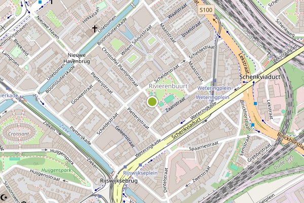 Ambulance-melding op Dommelstraat, Den Haag op 17 juli, kaart-overzicht