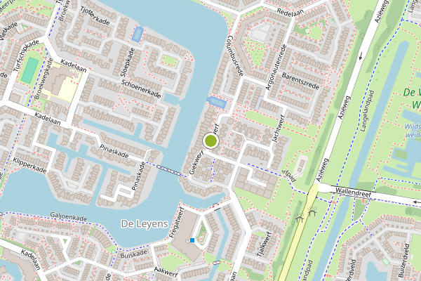 Ambulance-melding op Hulkwerf, Zoetermeer op 9 mei, kaart-overzicht