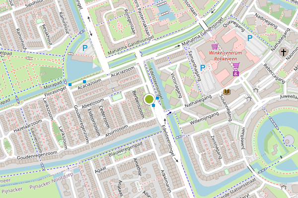 Ambulance-melding op Ahornzoom, Zoetermeer op 9 mei, kaart-overzicht