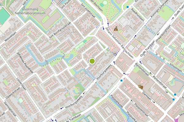 Ambulance-melding op Frits Slompstraat, Leidschendam op 17 juli, kaart-overzicht
