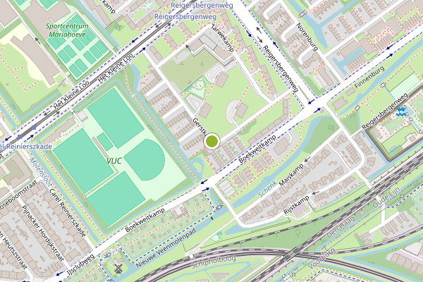 Ambulance-melding op Gerstkamp, Den Haag op 17 juli, kaart-overzicht