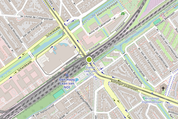 Ambulance-melding op Laan van Nieuw-Oost-Indie, Den Haag op 17 juli, kaart-overzicht