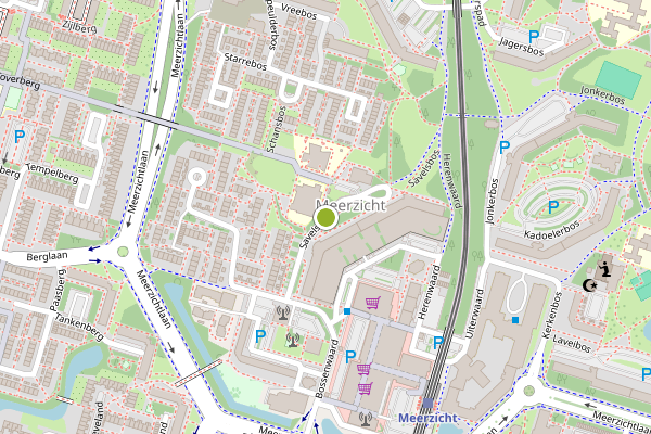 Ambulance-melding op Savelsbos, Zoetermeer op 17 juli, kaart-overzicht