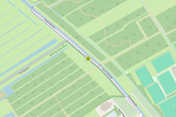 Ambulance-melding op Noordkade, Delfgauw op 17 juli, kaart-overzicht