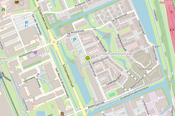 Ambulance-melding op Van Embdenstraat, Delft op 17 juli, kaart-overzicht