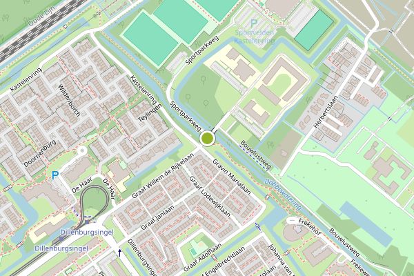 Ambulance-melding op Bouwlustweg, Leidschendam op 9 mei, kaart-overzicht