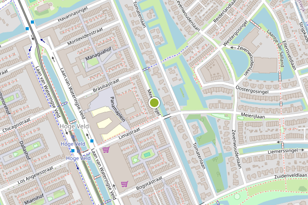 Ambulance-melding op Mexicosingel, Den Haag op 17 juli, kaart-overzicht