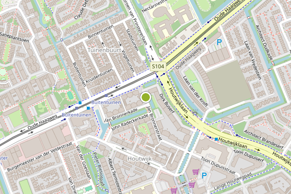 Ambulance-melding op Dirk Buserf, Den Haag op 10 mei, kaart-overzicht