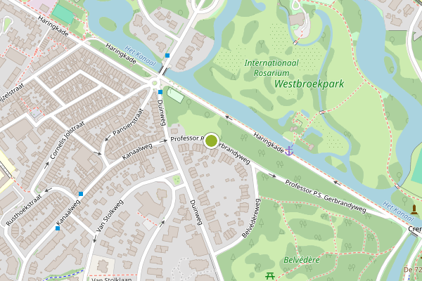 Ambulance-melding op Prof. P.S. Gerbrandyweg, Den Haag op 18 juli, kaart-overzicht