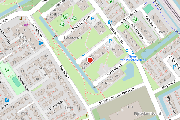 Brandweer-melding op Lohmanlaan, Pijnacker op 18 juli, kaart-overzicht