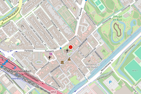 Brandweer-melding op van Schagenstraat, Voorburg op 18 juli, kaart-overzicht