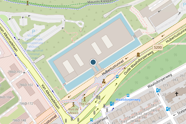 Politie-melding op Oude Waalsdorperweg, Den Haag op 18 juli, kaart-overzicht
