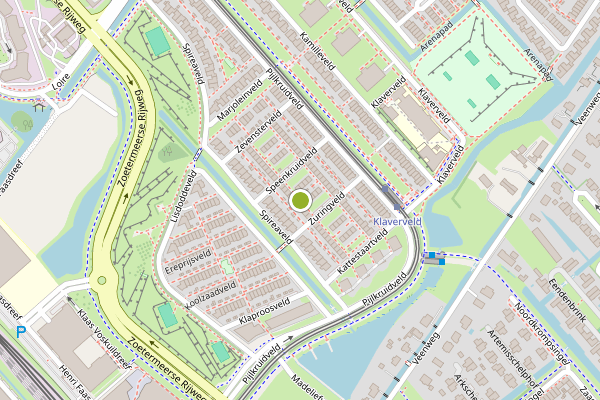Ambulance-melding op Paardebloemveld, Den Haag op 18 juli, kaart-overzicht