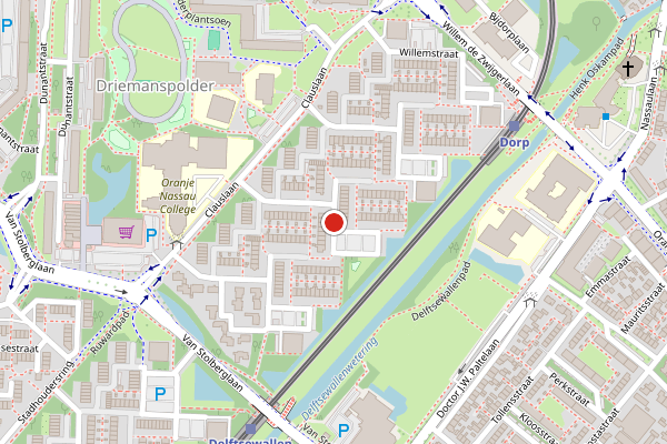 Brandweer-melding op Ernst Casimirstraat, Zoetermeer op 18 juli, kaart-overzicht