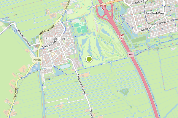 Ambulance-melding op Schipluiden op 18 juli, kaart-overzicht
