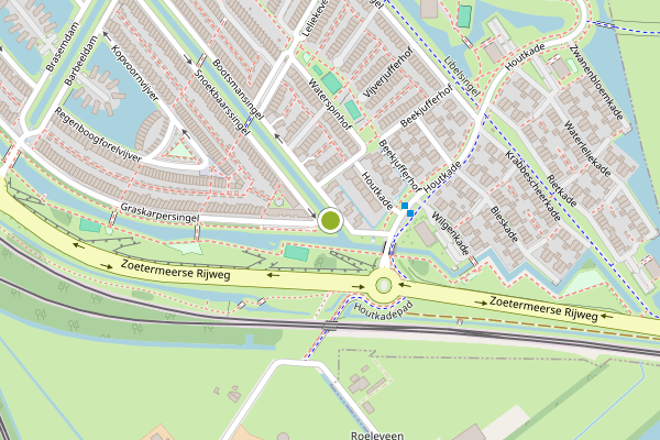Ambulance-melding op Graskarpersingel, Den Haag op 18 juli, kaart-overzicht