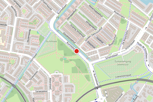 Brandweer-melding op Ruimtebaan, Zoetermeer op 18 juli, kaart-overzicht