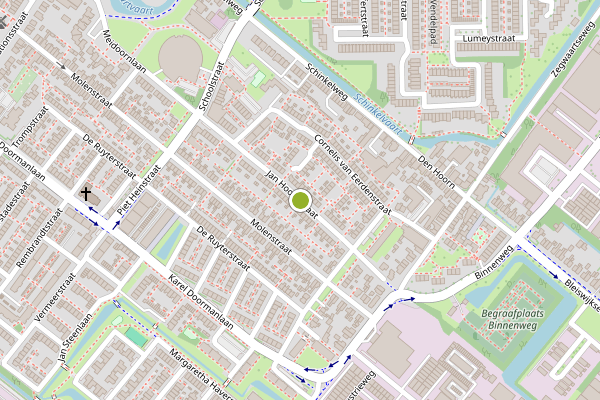 Ambulance-melding op Jan Hoornstraat, Zoetermeer op 18 juli, kaart-overzicht