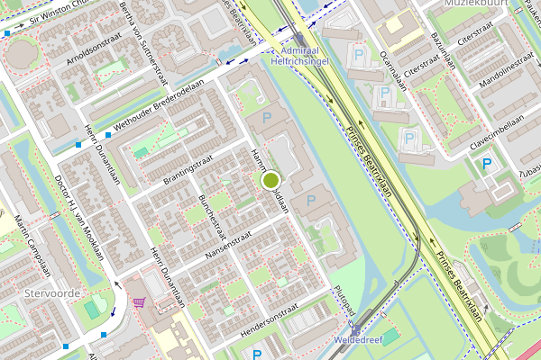 Ambulance-melding op Hammarskjoldlaan, Rijswijk op 19 juli, kaart-overzicht