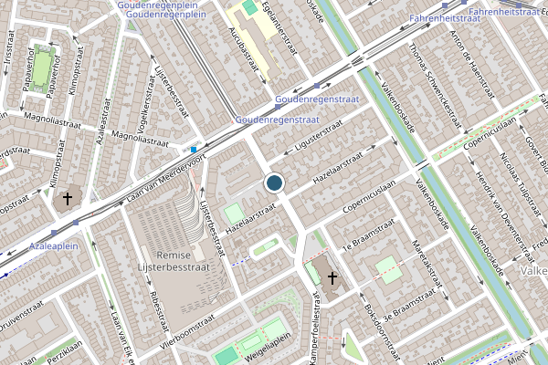 Politie-melding op Goudenregenstraat, Den Haag op 19 juli, kaart-overzicht
