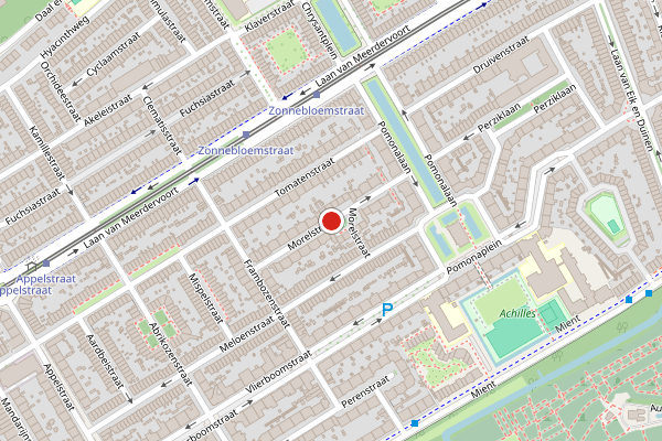 Brandweer-melding op Morelstraat, Den Haag op 19 juli, kaart-overzicht