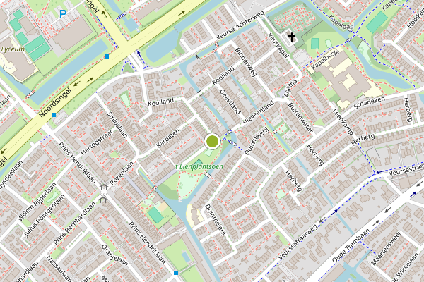 Ambulance-melding op Lienplantsoen, Leidschendam op 10 mei, kaart-overzicht