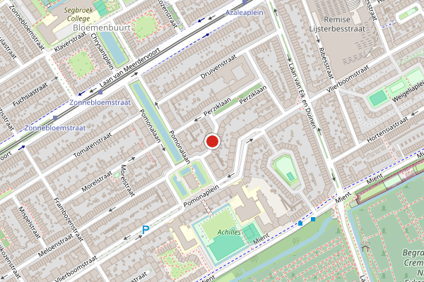 Brandweer-melding op Aalbessenstraat, Den Haag op 19 juli, kaart-overzicht