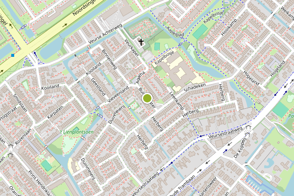 Ambulance-melding op Buitenwater, Leidschendam op 10 mei, kaart-overzicht