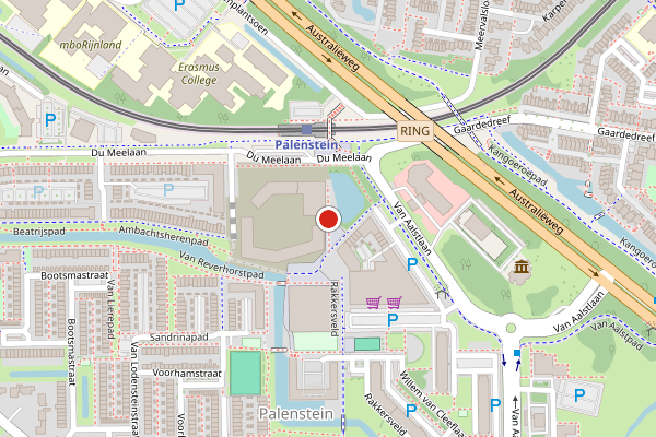 Brandweer-melding op Croesinckplein, Zoetermeer op 10 mei, kaart-overzicht