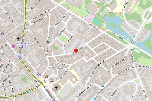 Brandweer-melding op Vijzelstraat, Den Haag op 19 juli, kaart-overzicht