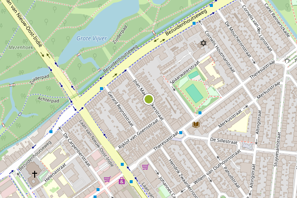 Ambulance-melding op Joan Maetsuyckerstraat, Den Haag op 19 juli, kaart-overzicht