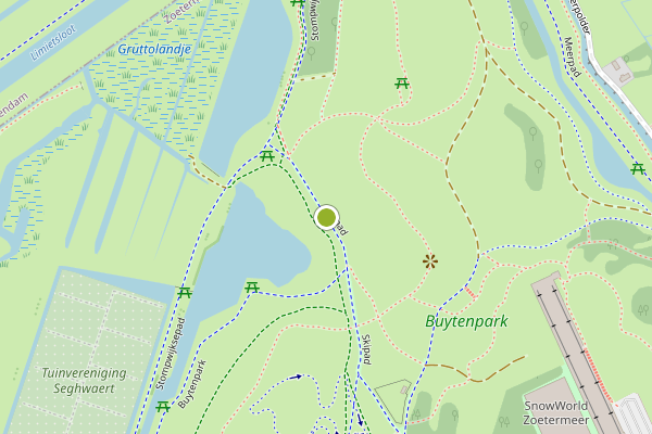 Ambulance-melding op Skipad, Zoetermeer op 10 mei, kaart-overzicht