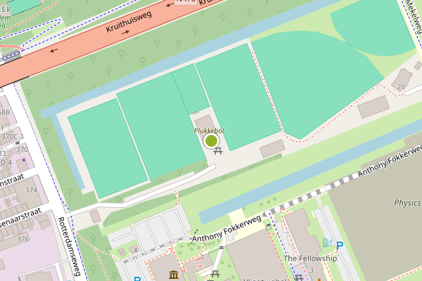 Ambulance-melding op Rotterdamseweg, Delft op 10 mei, kaart-overzicht