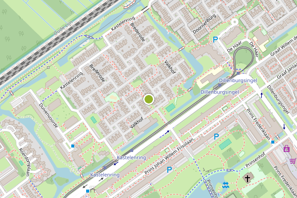 Ambulance-melding op Valkhof, Leidschendam op 19 juli, kaart-overzicht
