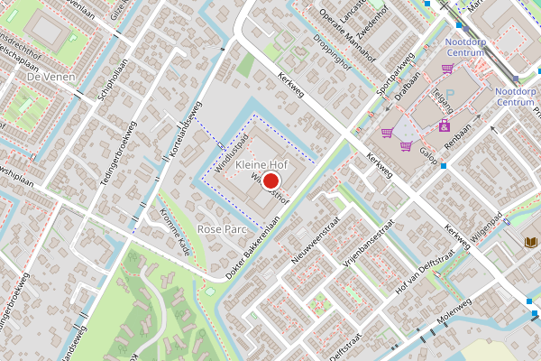Brandweer-melding op Windlusthof, Nootdorp op 19 juli, kaart-overzicht
