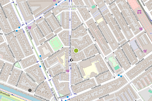 Ambulance-melding op Viljoenstraat, Den Haag op 19 juli, kaart-overzicht