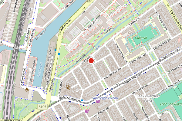 Brandweer-melding op Van Zeggelenlaan, Den Haag op 19 juli, kaart-overzicht